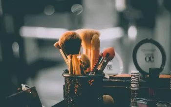 assorted make-up brushes closed up photography